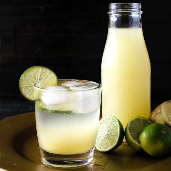 Homemade Ginger Limeade