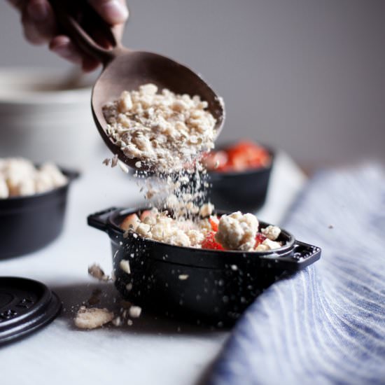 Strawberry Rhubarb Crumble