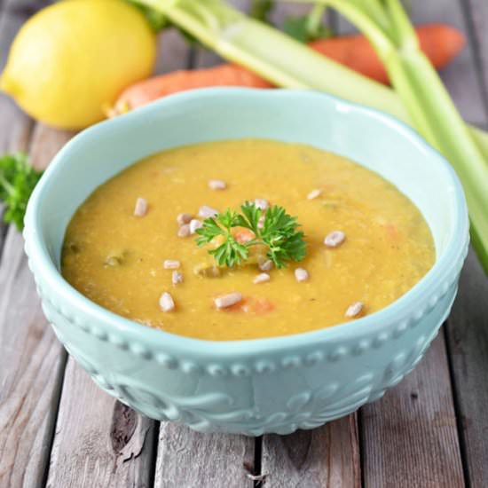 Red Lentil and Vegetable Soup