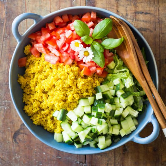 Turmeric Quinoa Salad