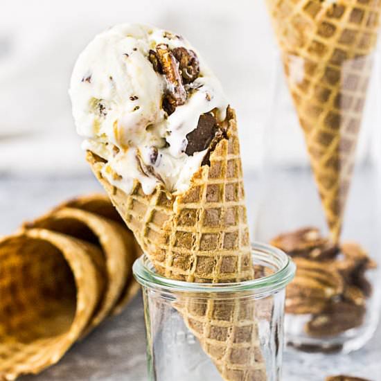 Caramel Butter Pecan Ice Cream