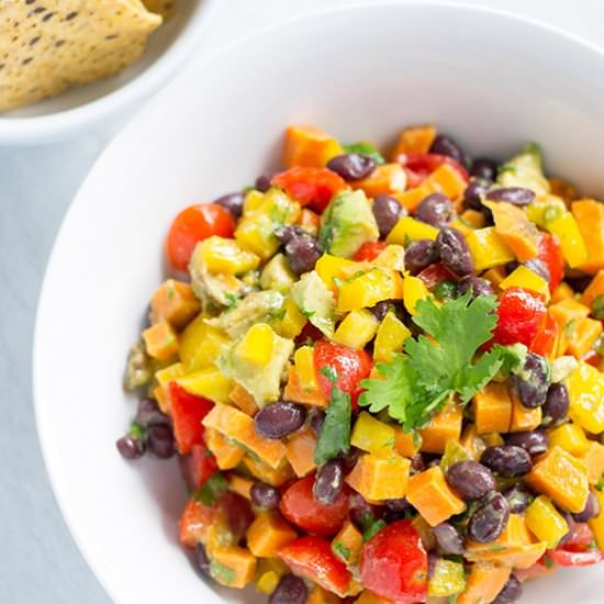 Sweet Potato Black Bean Salsa