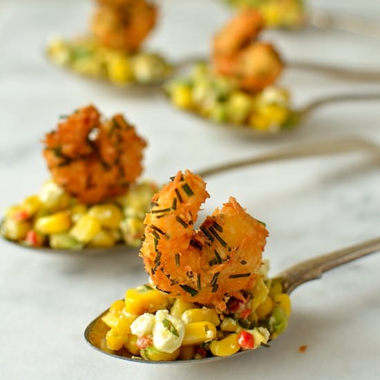 Coconut King Prawn Appetiser Spoons