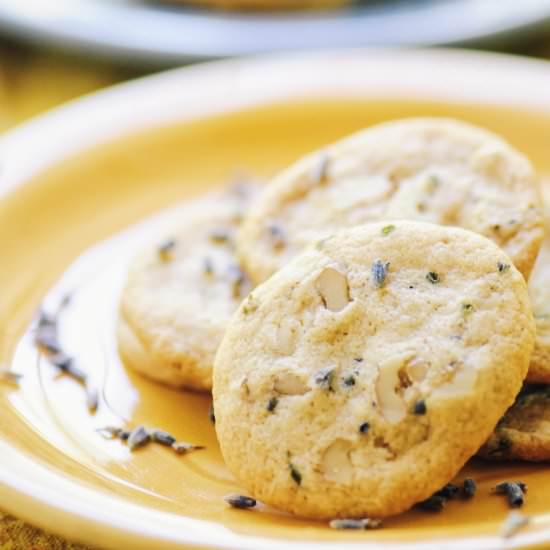 Lavender, Ginger, & Walnut Cookies