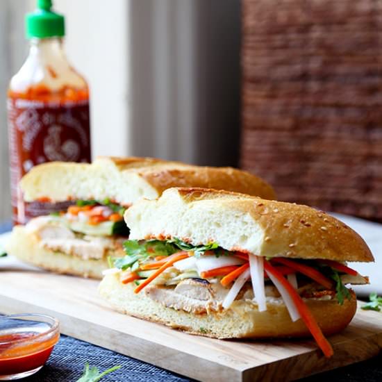 Chicken Banh Mi Sandwich