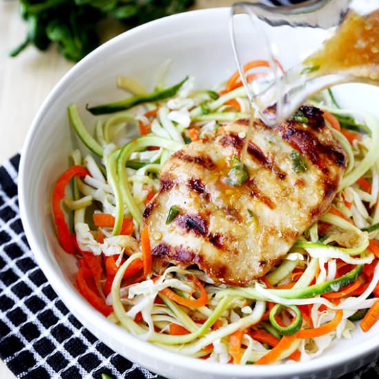 Thai Chicken Zoodles