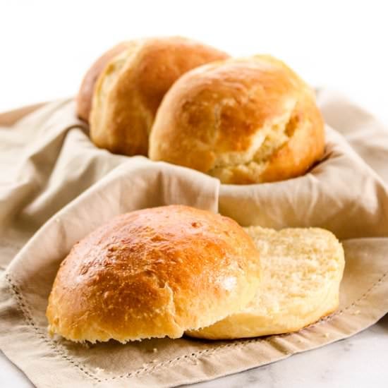 Brioche Hamburger Buns