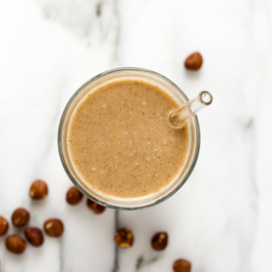 Toasted Hazelnut Caramel Smoothie