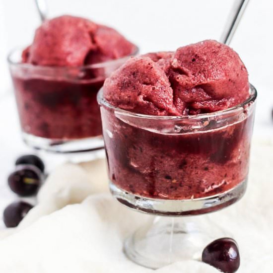 Cherry Watermelon Sorbet