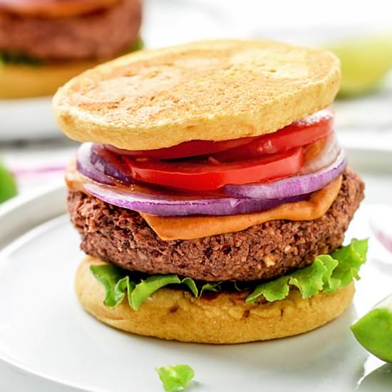 Chickpea Red Bean Burgers