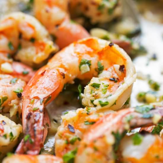 15 Minute Garlic Shrimp in Lemon Sauce