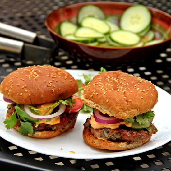 Turkey Hoisin Burgers