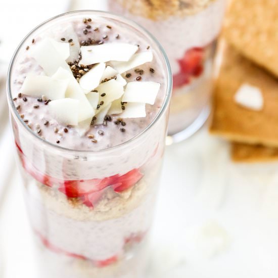 Coconut Chia Pudding Parfaits