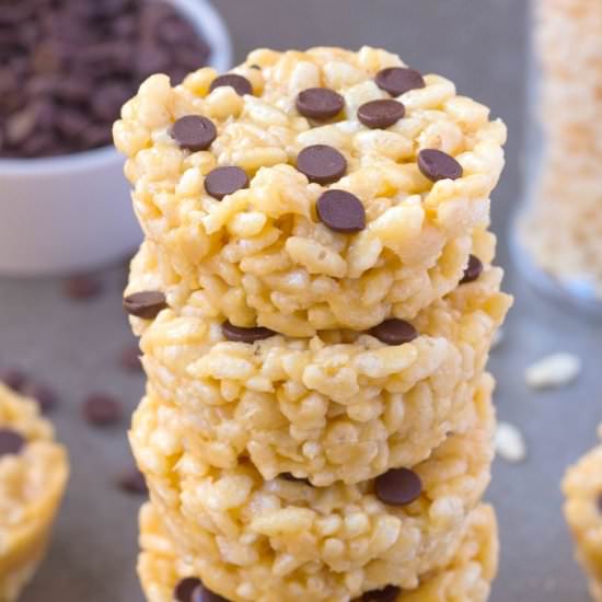 3 Ingredient Rice Crispy Cups