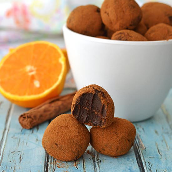 Orange and Cinnamon Truffles