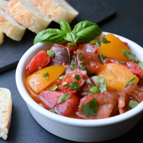 Killer Marinated Tomatoes