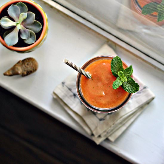 Papaya Coconut Water Slush