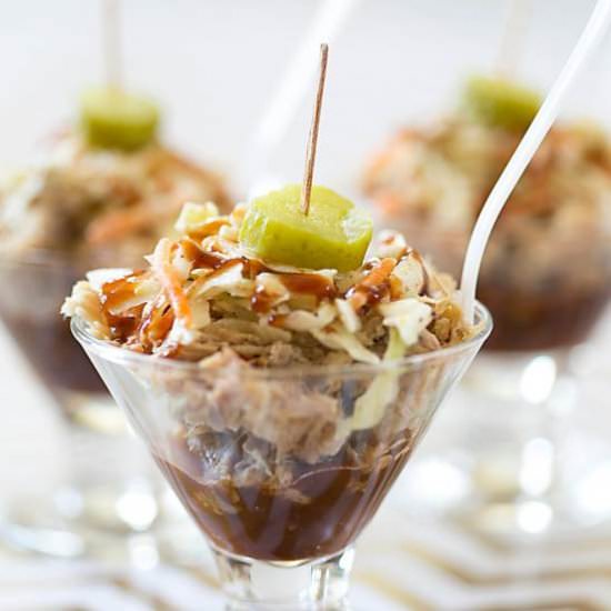 Layered Mini Martini BBQ