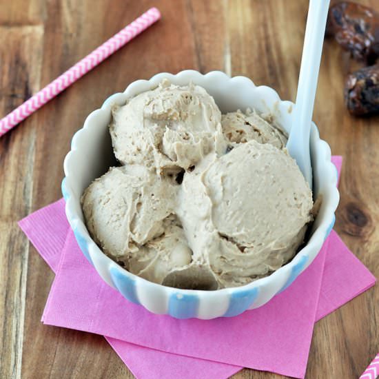 Salted Caramel Cashew Ice Cream