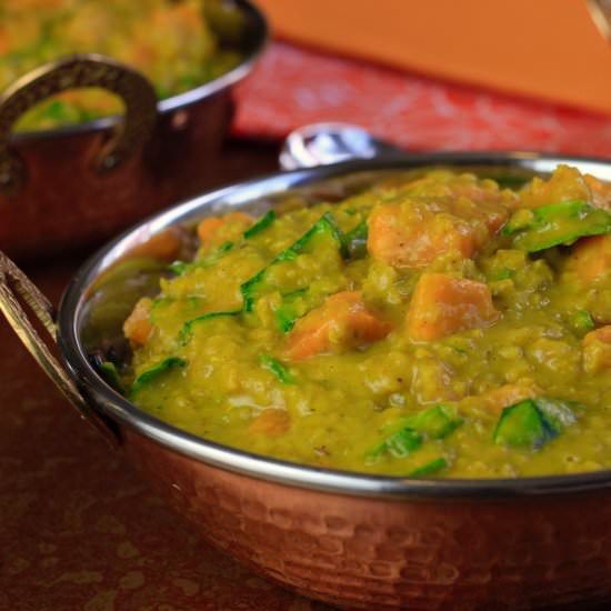 Red Lentil and Sweet Potato Curry