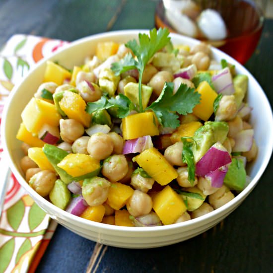 Tropical Chickpea Salad