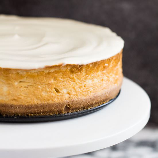 Perfect Vanilla Cheesecake