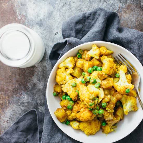 Golden Cauliflower Curry