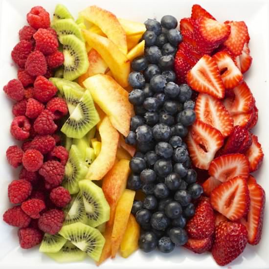 Fruit for my Sugar Cookie Pizza