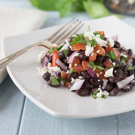 Black Bean, Feta & Tomato Salad