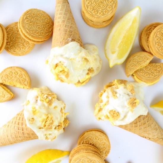 Lemon Oreo Ice Cream