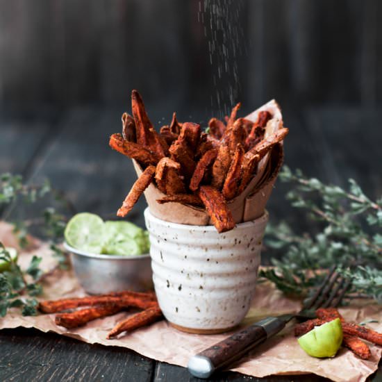 Cumin Spiced Sweet Potato Fries