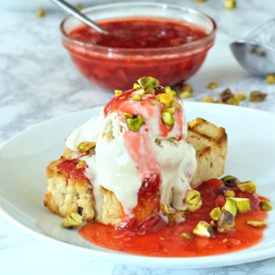 Grilled Vanilla Pint Cake