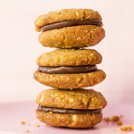 Orange & Almond Cookie Sandwiches