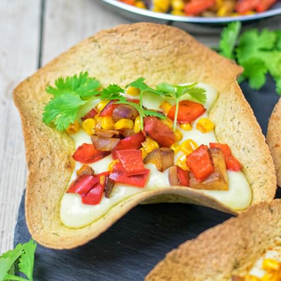 Potato Soup Corn Chowder Taco Bowl
