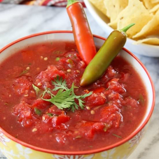 Serrano Pepper Salsa
