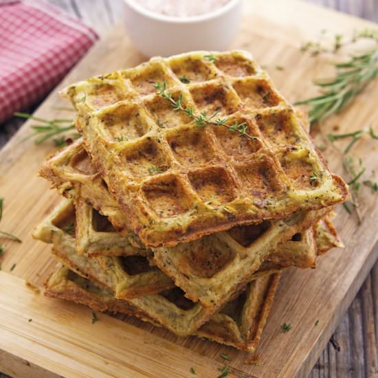 (Flourless) Herbed Potato Waffles