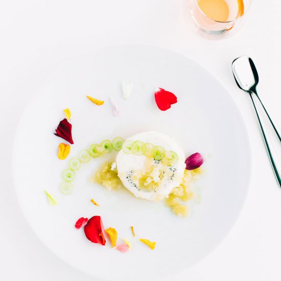 Panna Cotta + Muscat Grape Granita