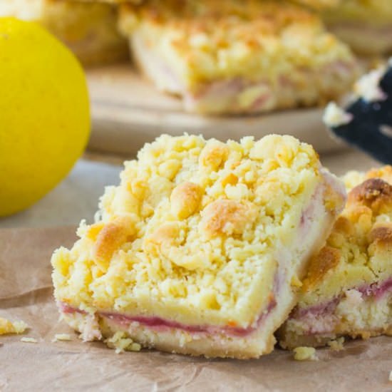 Lemon Raspberry Cheesecake Bars