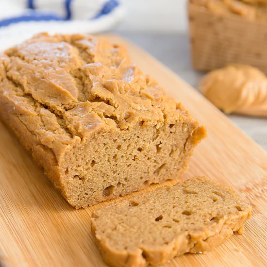 Flourless Peanut Butter Bread