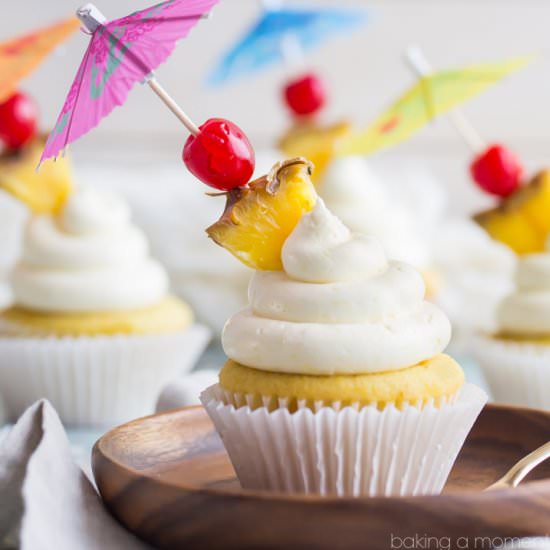 Pina Colada Cupcakes