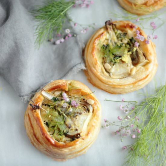 Fennel tarts