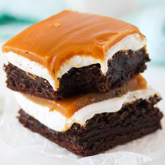 Fluffernutter Brownies