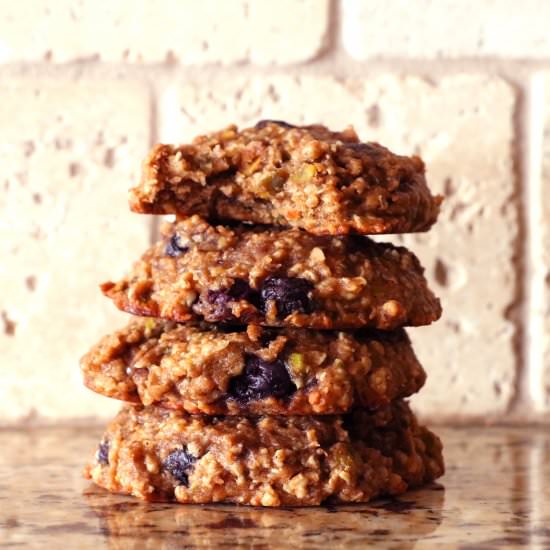 Blueberry Breakfast Cookies