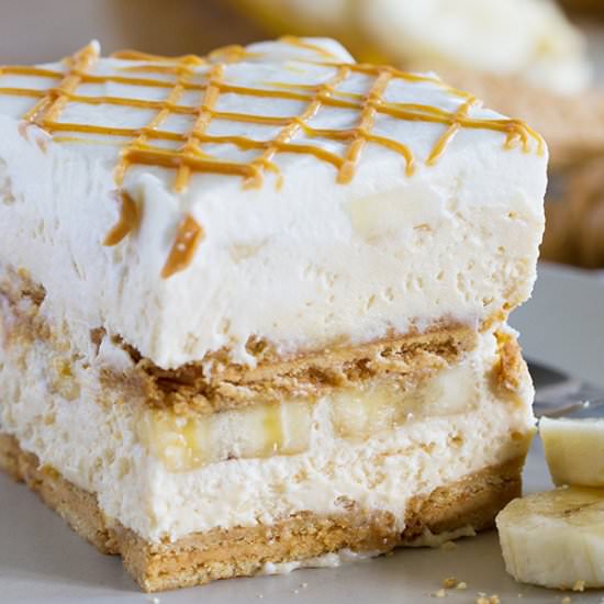 Peanut Butter Banana Icebox Cake