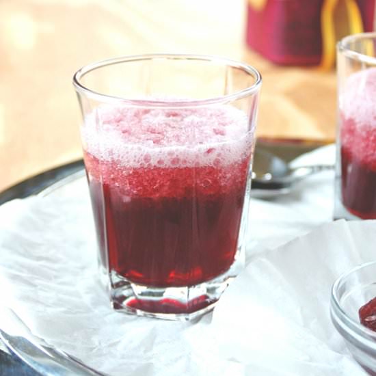 Ombré Red Wine Slushies