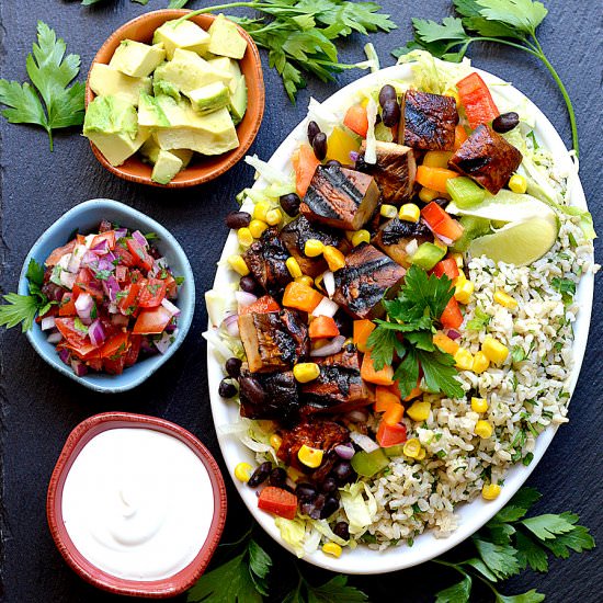 Chipotle Portobello Burrito Bowl