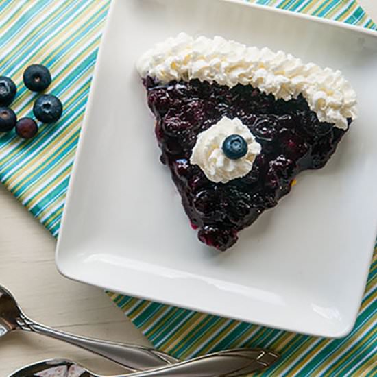 Stove Top No Bake Blueberry Pie