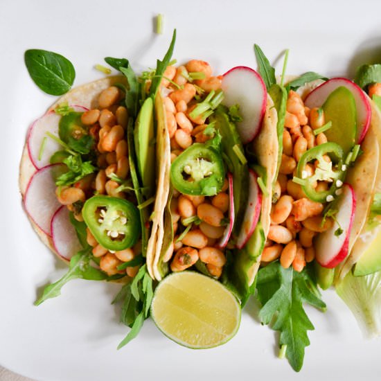 Easy White Bean Tacos