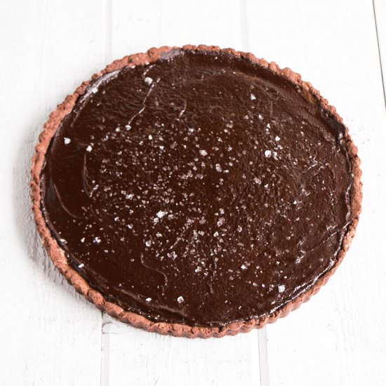 Salted Chocolate Caramel Tart