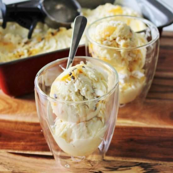 Passionfruit Meringue Ice Cream